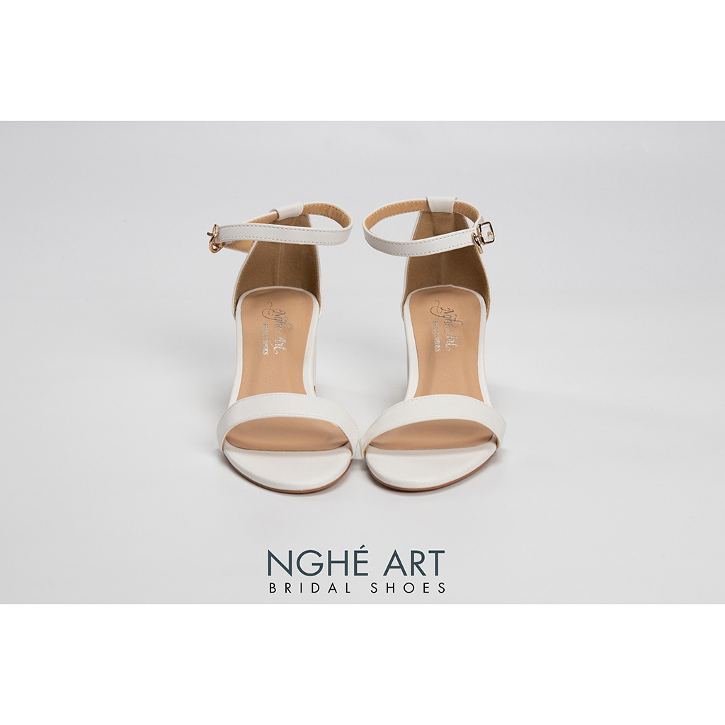 Giày cưới Nghé Art basic quai ngang sandal 195