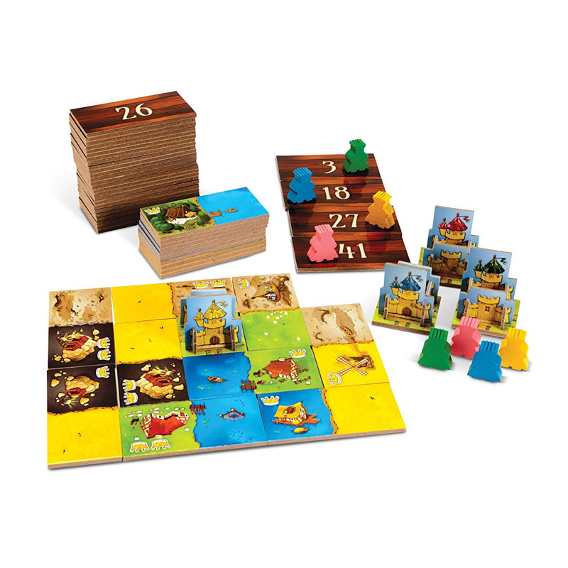 Bảng Trò Chơi kingdomino Phiên Bản Tiếng Anh