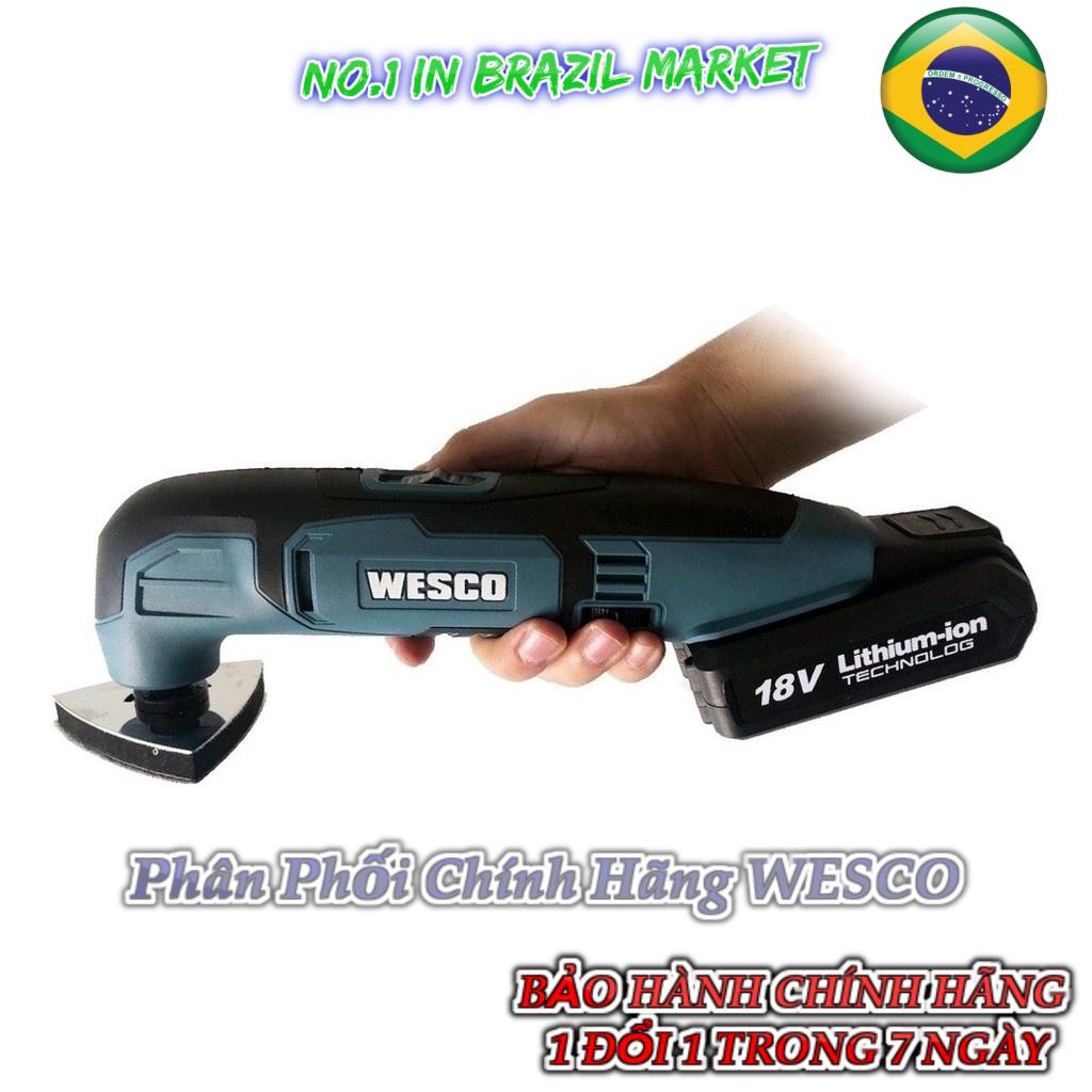 MÁY CẮT RUNG ĐA NĂNG 18V WESCO WS2932