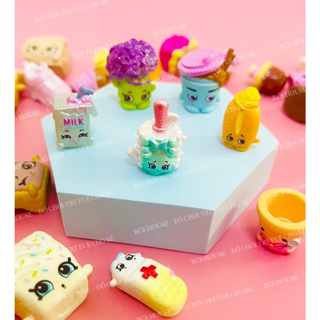 Đồ chơi Shopkins đáng yêu, mô phỏng đồ ăn vật dụng gia đình