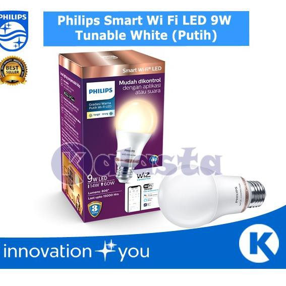 (giảm Giá) Đèn Led Thông Minh Philips 9w - Trắng (có Thể Sạc Được)