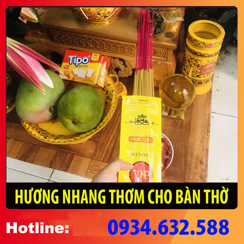 Hương thắp bàn thờ thần tài - Nhang thơm cuốn tàn VIP 38cm - Chính hiệu TAM BẢO