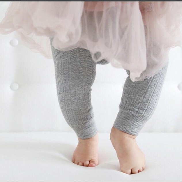 Quần tất len SỢI TO  không bàn chân mẫu cực đẹp rất thích hợp với thời tiết thu đông cho bé