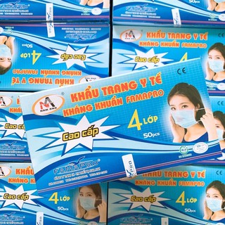Khẩu trang 4 lớp kháng khuẩn Nam Anh