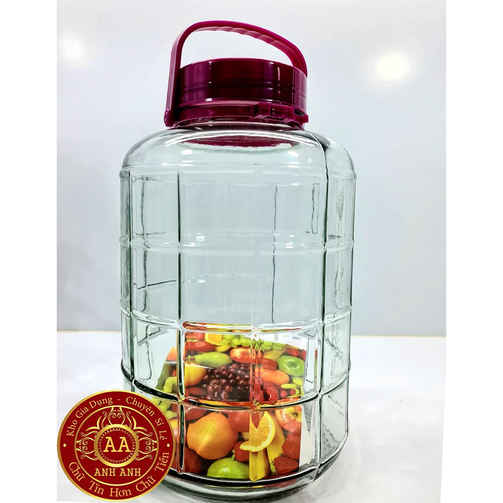 Bình Thủy Tinh Ngâm Rượu - Củ - Quả 16L, 20L, 28L, 35L (Chất Thủy Tinh Đẹp - Trong) | BigBuy360 - bigbuy360.vn