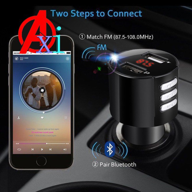 Fm Transmitter Music Player Car  Charger Car Mp3 Bluetooth Player Hands-free Car