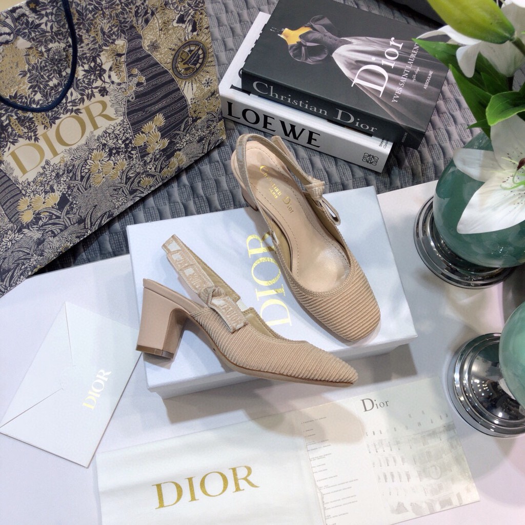 Giày cao gót da thật cao cấp màu sieu xinh mẫu mới  J'ADIOR Dior CD