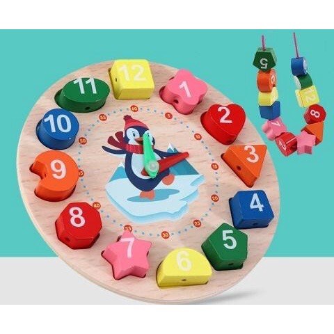 ĐỒ CHƠI GỖ THÔNG MINH PHÁT TRIỂN TRÍ TUỆ CHO BÉ Combo 6 món giá tiết kiệm dành cho bé 1 2 3 4 tuổi