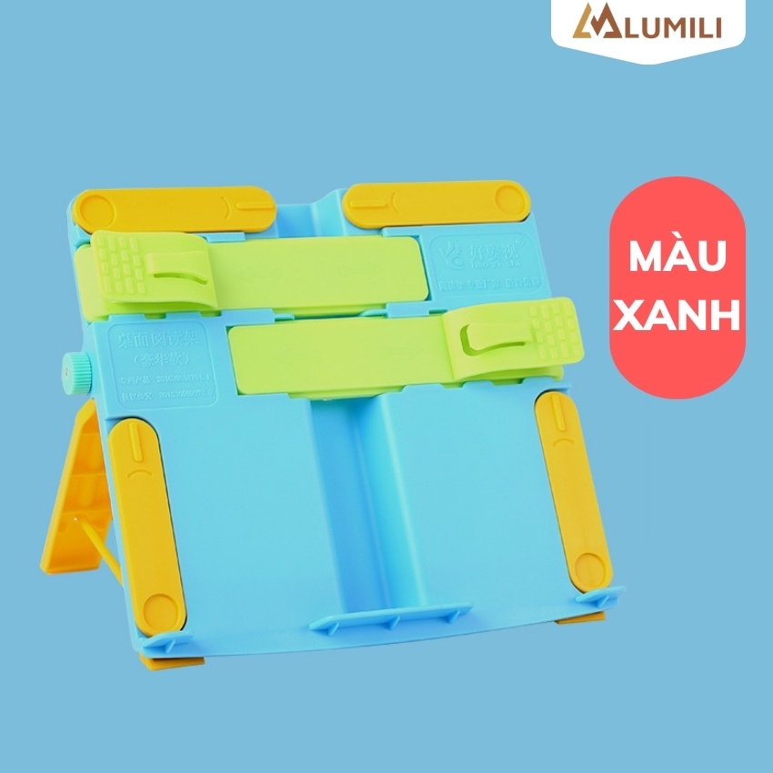 kẹp giữ sách, giá đỡ sách,  ipad chuyên dụng thông minh chống cận thị cho bé