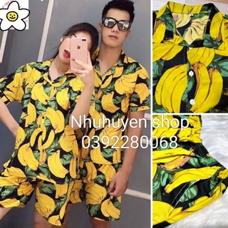 SET BỘ CHUỐI VÀNG ĐI BIỂN - CHẤT KATE THÁI SIÊU MỀM, MỊN - GIẢM SỐC - nhuhuyen shop