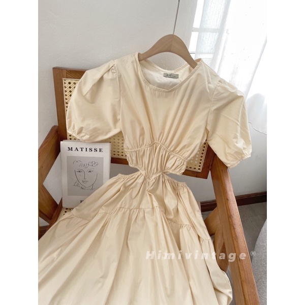 Đầm maxi đi biển hở lưng cut eo , lưng bo chun nhún ( hình chụp sàn thật ) - mh18 | BigBuy360 - bigbuy360.vn