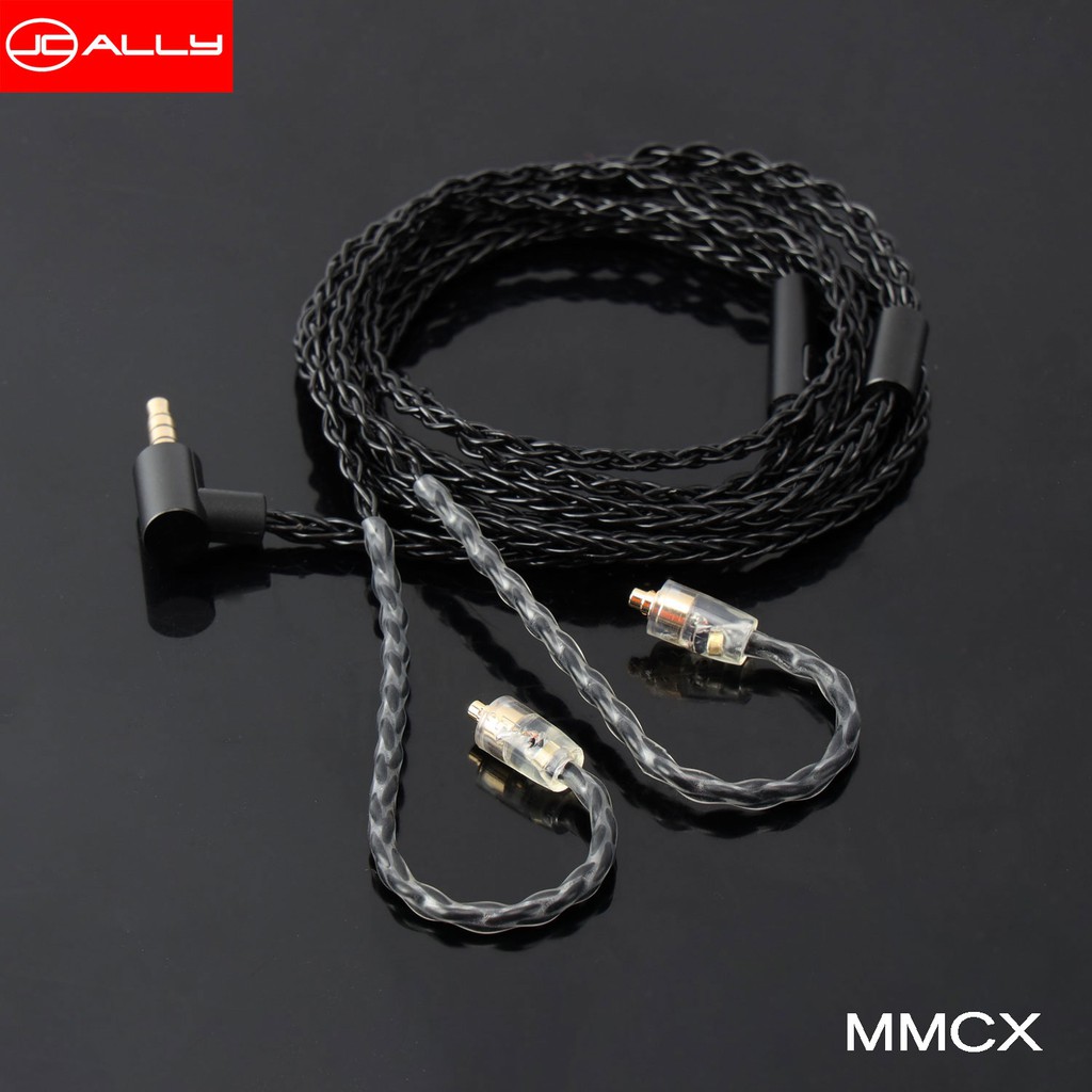 Dây Cáp Jc08s 8 Lõi 2 Pin Mmcx Có Mic Dành Cho Kz Zsn Pro X Zstx Zs10 Pro EDX TRN MT1 Bl03 Bl05