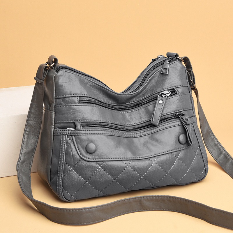 Túi Đeo Chéo Nữ Da Mềm Nhiều Ngăn Kiểu Mới Dành Cho Chị Em Công Sở