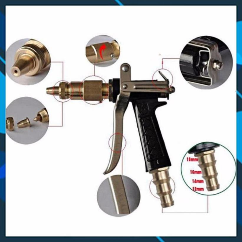 Vòi tưới cây rửa xe✔️❤️FREESHIP🚛 Bộ dây và vòi xịt tăng áp lực nước  loại 3m 206400