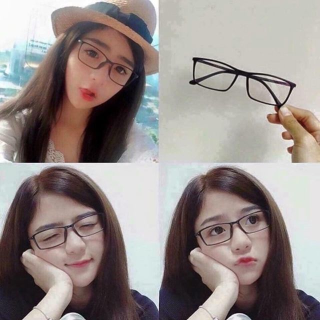 Kính nobita- kính gọng dẻo tròn vuông