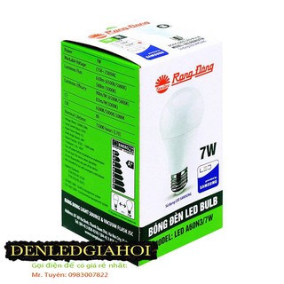 Bóng đèn tròn LED  BULB 7W (LED A60N3/7W) Rạng Đông