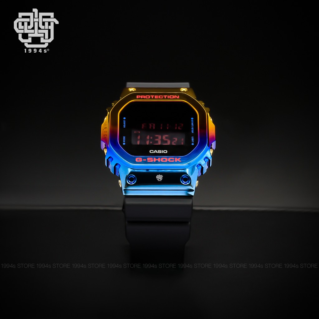 Đồng hồ nam/nữ Casio G-Shock GM-5600 / GM-5600SN-1 chống va đập, vỏ thép mạ ion, chống nước 200m, hàng chính hãng