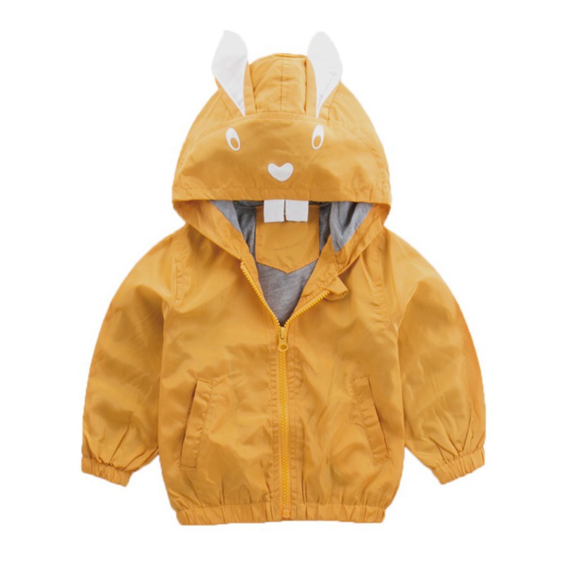 Áo Khoác Hoodie Phối Khoá Kéo Hoạ Tiết Hoạt Hình Cho Bé