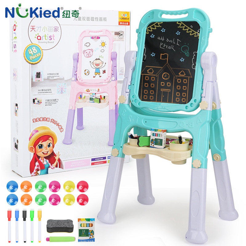 Bảng Vẽ Từ Tính Hai Mặt Newitch Bảng Đen Nhỏ Kiểu Giá Đỡ Trẻ Em Bảng Chữ Viết Vẽ Cho Bé Bảng Graffiti Gia Dụng Đa Chức Năng