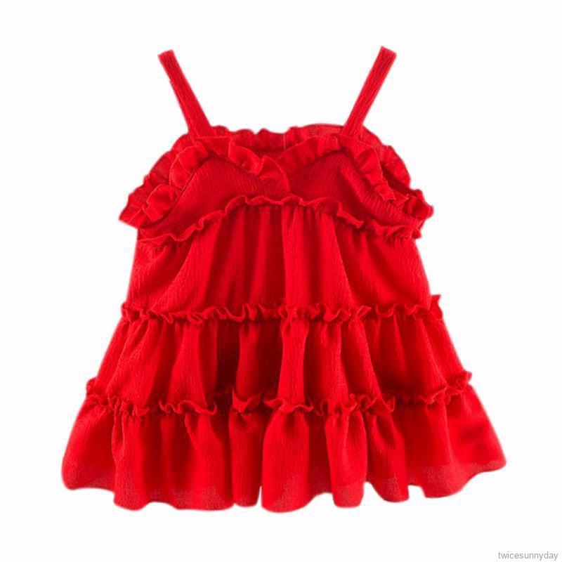 Đầm Công Chúa Không Tay Xinh Xắn Cho Bé Gái