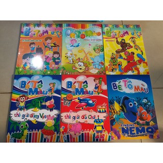 Combo 10 quyển tập tô cho bé