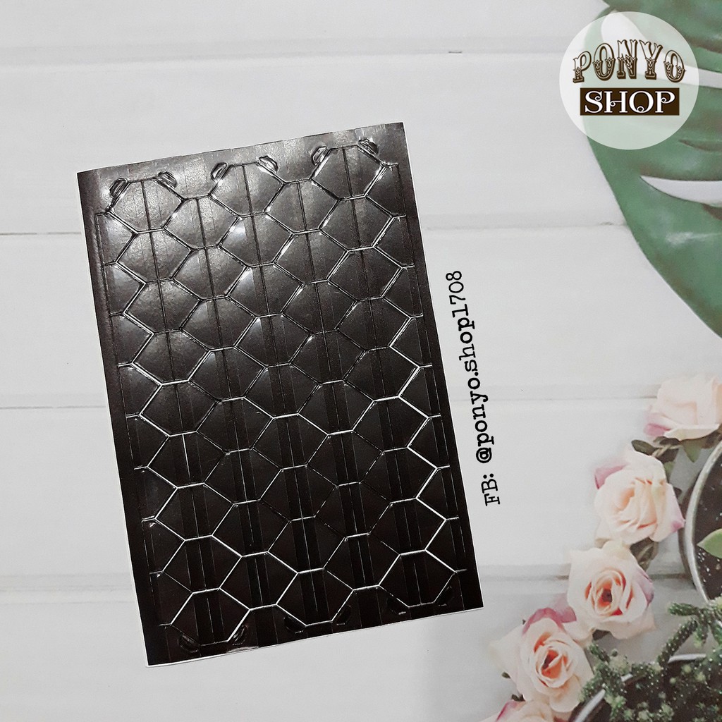 Sticker góc ảnh trong suốt nền đen trang trí Scrapbook/album ảnh