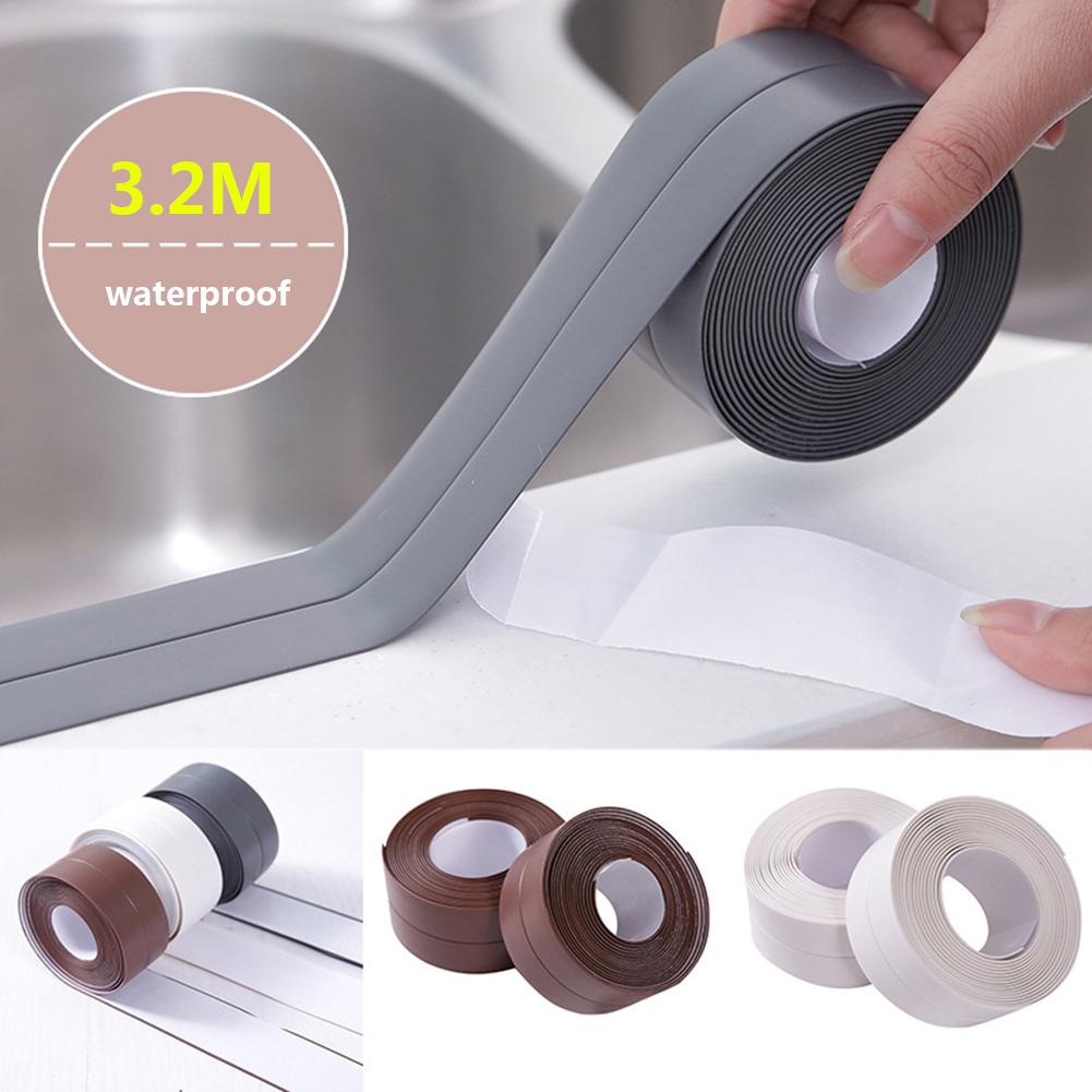 COD| Kitchen Waterproof Mildew Proof Adhesive Tape Toilet Corner Sealing Sticker