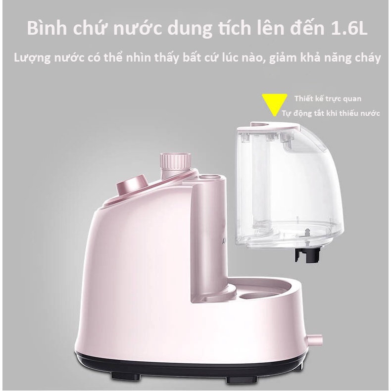 Bàn là hơi nước đứng Konka KZ- GT17 1800W phù hợp mọi loại vải giá treo 3 chiều tiện dụng, hơi khỏe bảo hành 12 tháng