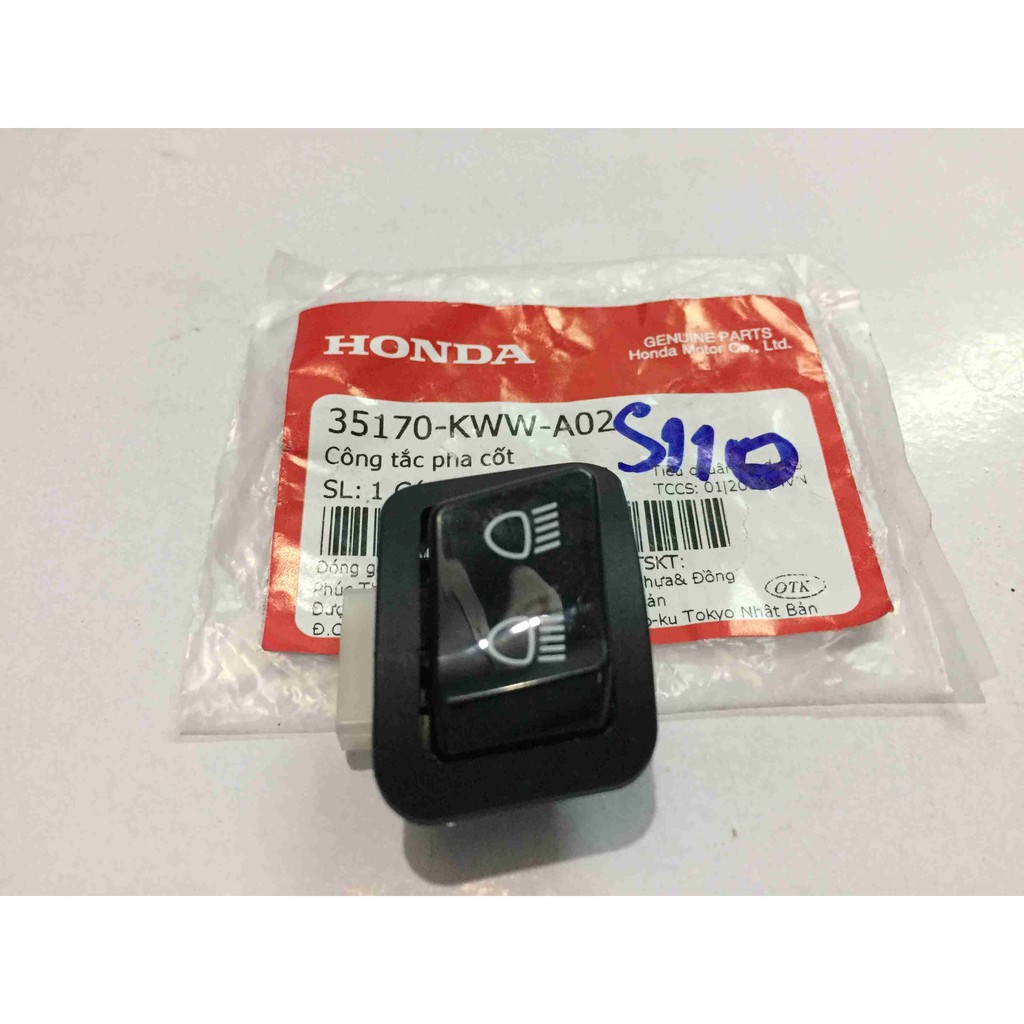 NÚT CÔNG TẮC PHA CỐT XE WAVE S110 (HÃNG HONDA)