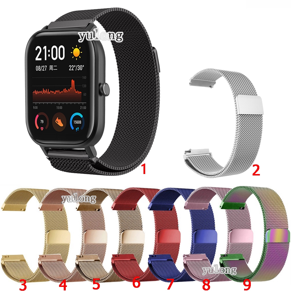 Milanese Loop Watch Band Strap for Huami Amazfit GTS 2 GTS2 mini GTS 2e GTS 3 GTS3