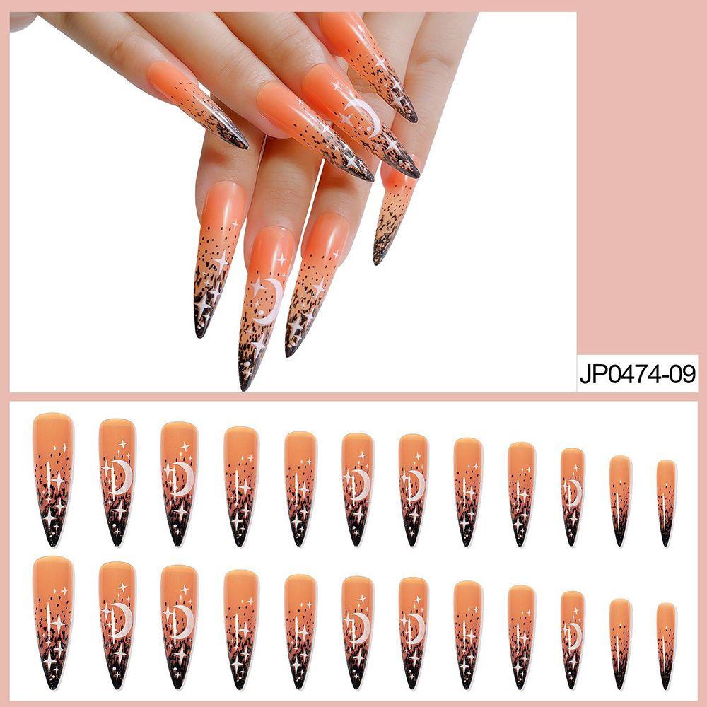 HS Bộ 24 Móng Tay Giả Ngắn, Dài, Có Thể Tháo Rời