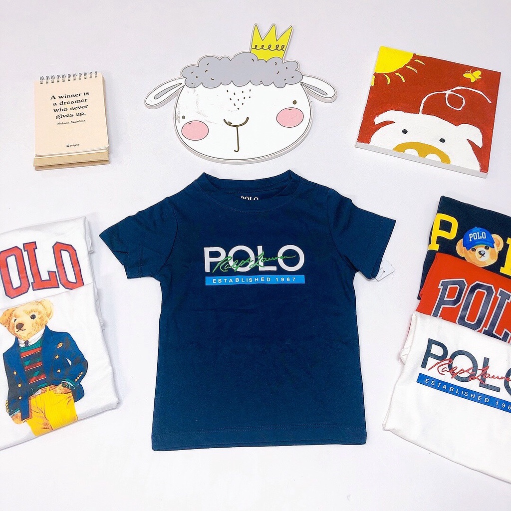 Sét 3 áo phông polo cực đẹp cho bé trai