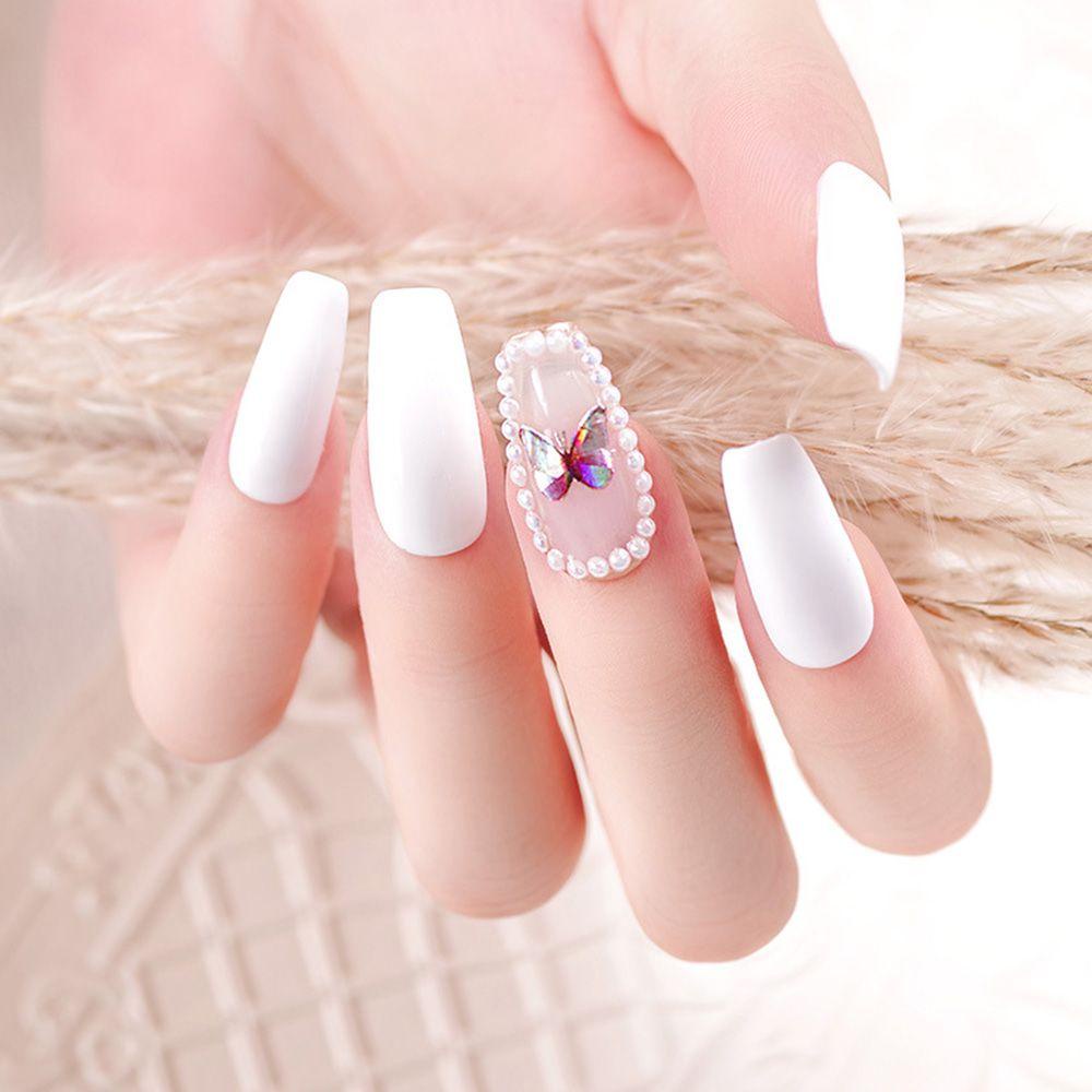 Phụ Kiện Trang Trí Móng Tay Hình Bán Nguyệt Độc Đáo DIY