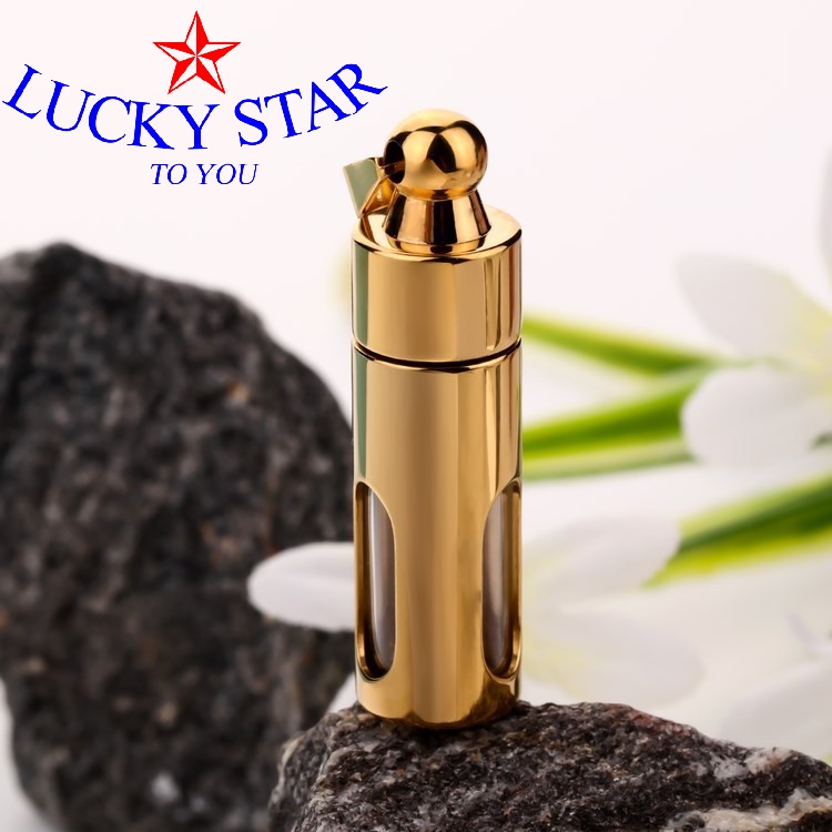 Mặt dây chuyền trụ rỗng chứa kinh, kỷ vật, xá lợi thời trang không đen gỉ