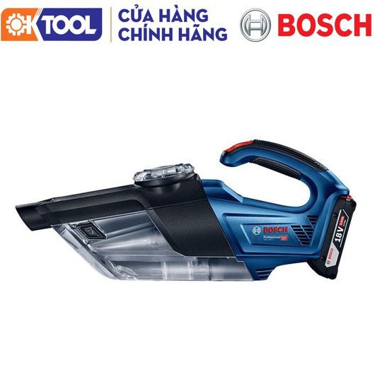 MÁY HÚT BỤI BOSCH GAS 18V-1 SET(1 pin 18V 3.0Ah, 1 sạc) [Hàng Chính Hãng]