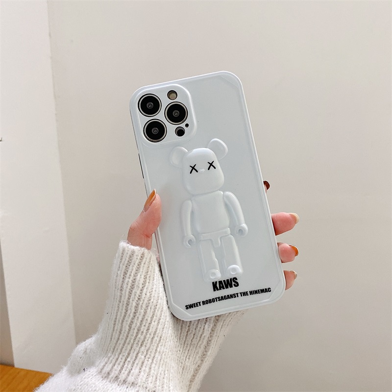 Ốp Điện Thoại Hình Gấu 3D Chống Sốc Chống Bụi Cho iPhone 11 11Pro Max 13 Pro Max 13 Pro 13 iPhone 12 12 Pro Max 12 Pro