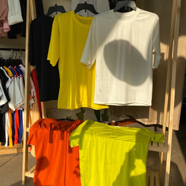 ÁO THUN trơn ĐEN UNISEX - áo thun Unisex