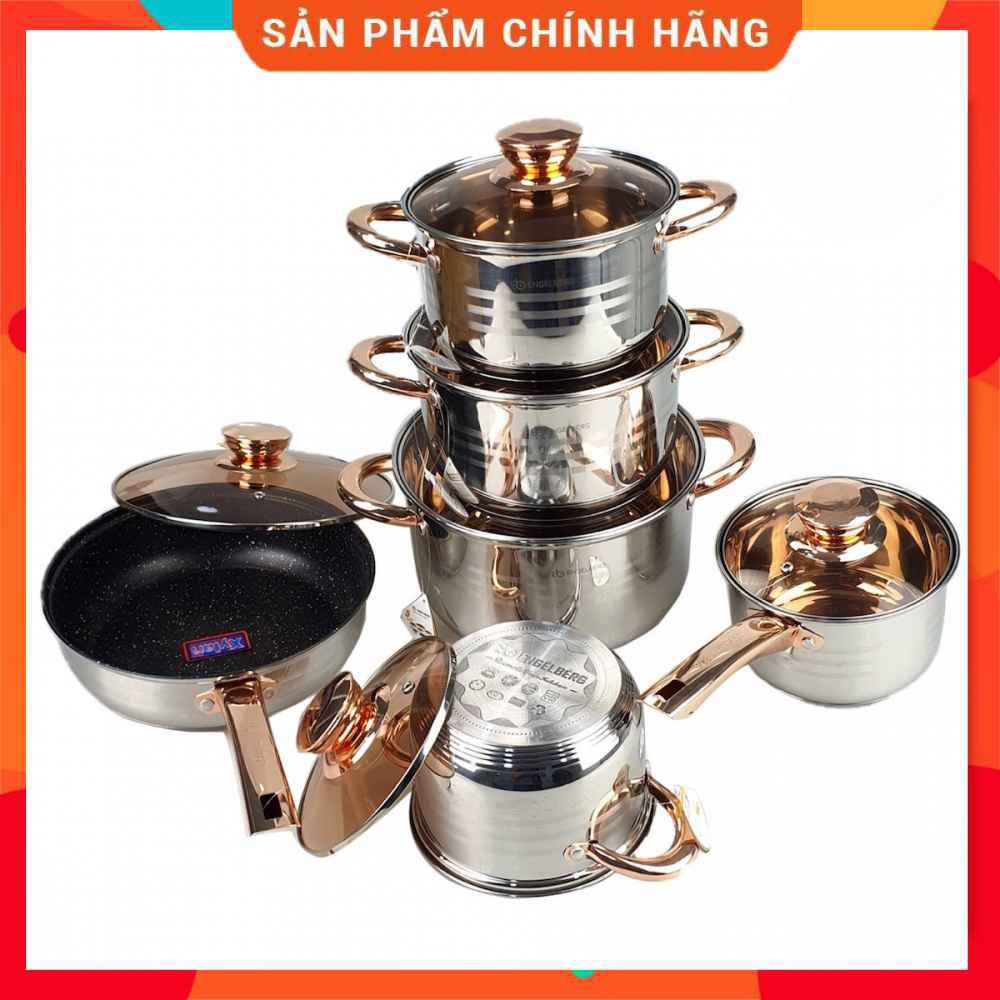 [BẢO HÀNH 5 NĂM] Bộ Nồi Đức 6 Món KAISA VILLA Chính Hãng