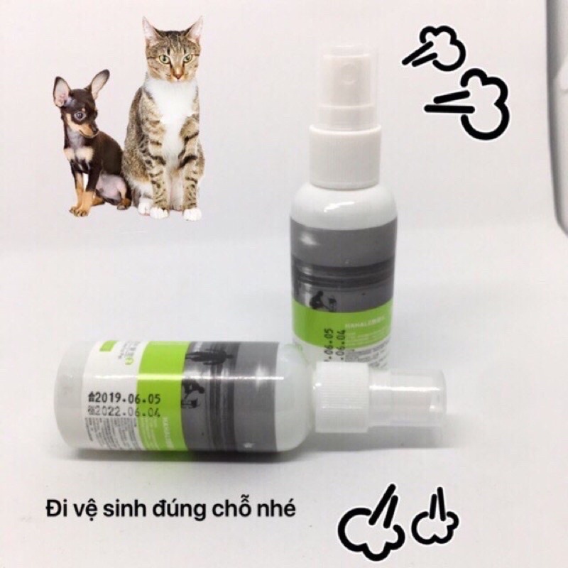 Dung Dịch Xịt Hướng Dẫn chó mèo đi vệ sinh đúng chỗ 50ml