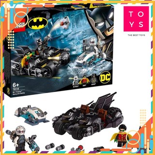 Đồ chơi lắp ráp Lego Super Heroe 76118 - Mô Tô Người Dơi Đối Đầu Mr.Freeze
