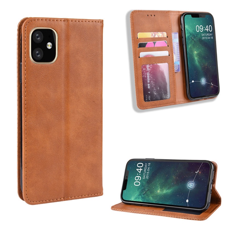 Bao da dạng ví iPhone 13 Pro Max, 13, 13 Pro, iphone 13 Mini có nắp gập, ngăn đựng thẻ ATM tiền tiện lợi