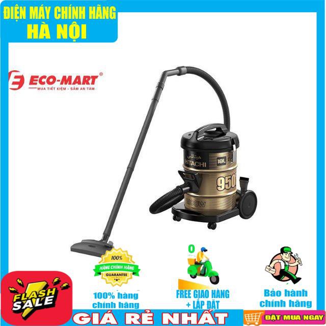 Máy hút bụi Hitachi CV950F thùng đựng túi vải CS 1600w hiển thị mức độ