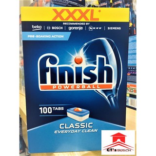 Viên rửa bát Finish Classic 100 Viên/Hộp