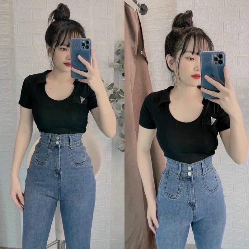 💯% Video shop tự quay⚡Quần jean nữ rách dáng ôm loang, quần bò nữ rách lưng cao loang chất vải mịn co giãn mạnh 4 chiều | BigBuy360 - bigbuy360.vn