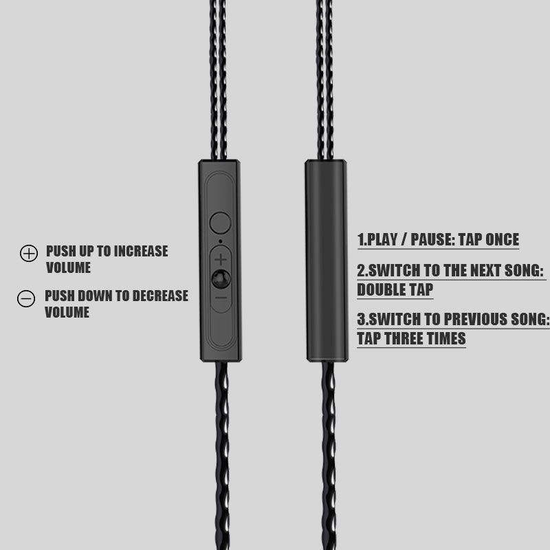 Tai nghe có dây VANSEN hiệu ứng âm thanh 9D siêu trầm giắc cắm 3.5mm thông dụng cho Android