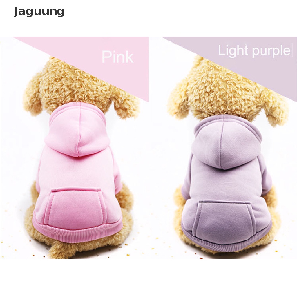 Áo hoodie vải lông cừu mềm màu trơn giữ ấm cho cún cưng chất lượng cao