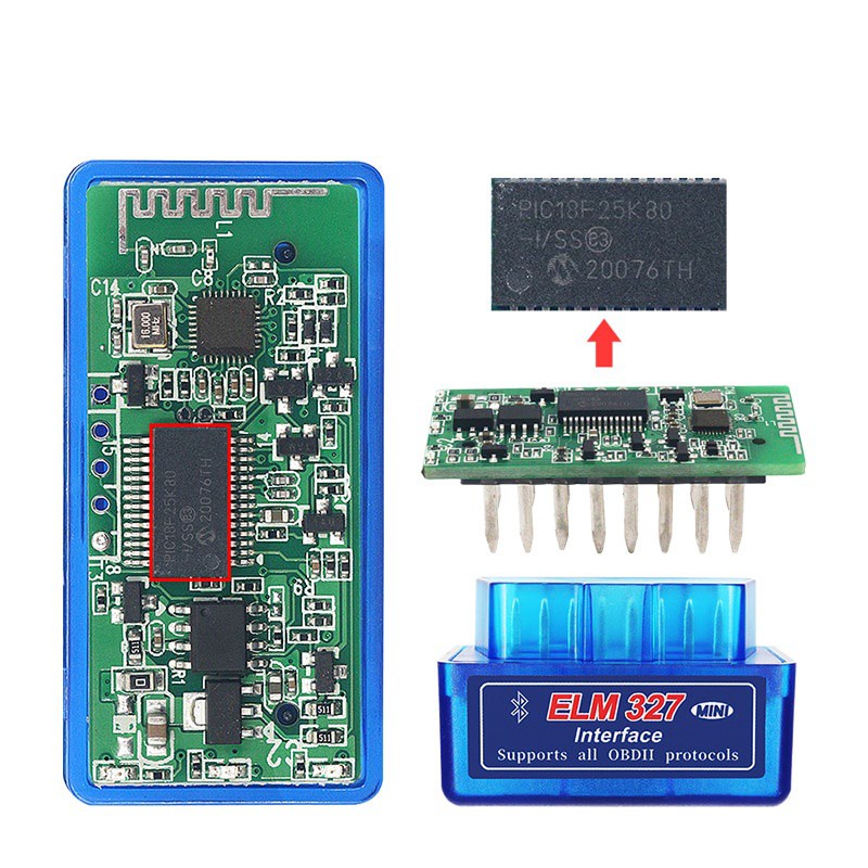 Máy Quét Chẩn Đoán Lỗi Ô Tô obd2 elm327 v1.5 wifi obd 2 Cho Obdi elm 327 wi-fi 1.5