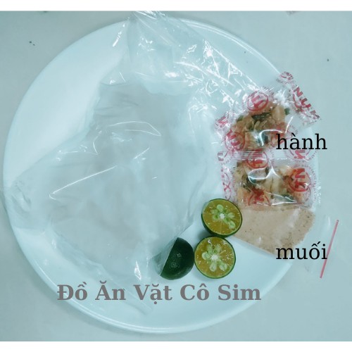 [Tự Chọn]Bánh Tráng Phơi Sương Muối Nhuyễn + Topping Các Vị