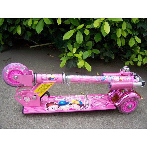 [KHO SỈ] Xe trượt Scooter thông minh (Có phanh hãm + 3 bánh phát sáng + chuông)
