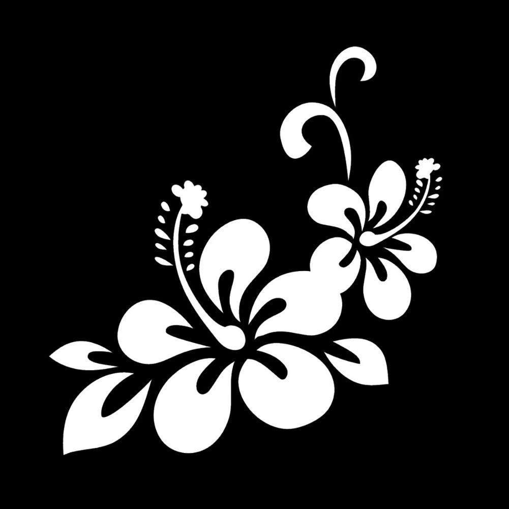 Đề Can Dán Trang Trí Xe Hơi Họa Tiết Hoa Xinh Xắn